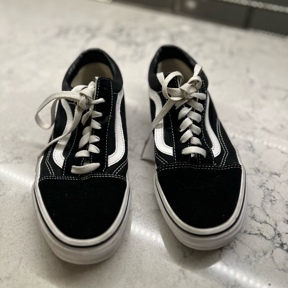 Vans Classic Black Canvas Sneakers